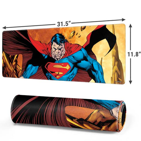 DC Comics Superman Action Pose Art By Jim Lee Gaming Mouse Pad